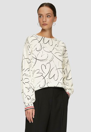 s.Oliver BLACK LABEL LOOSE-FIT - Sweatshirt - ecru