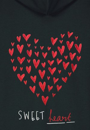 TATTOOSWEET  EMBROIDERY - Mikina na zip - black