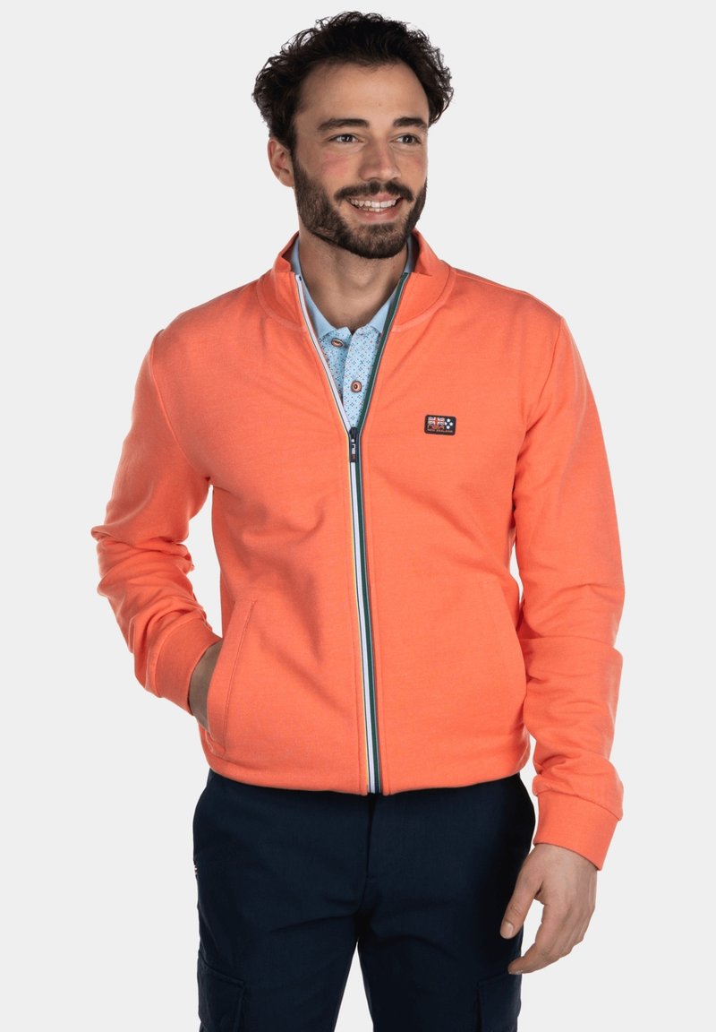 NZA New Zealand Auckland Sweater met rits oranje