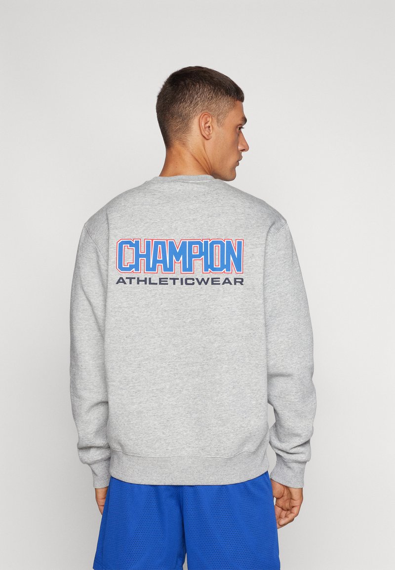 Champion RETRO SPORT CREWNECK BACKPRINT - Sudadera - grey