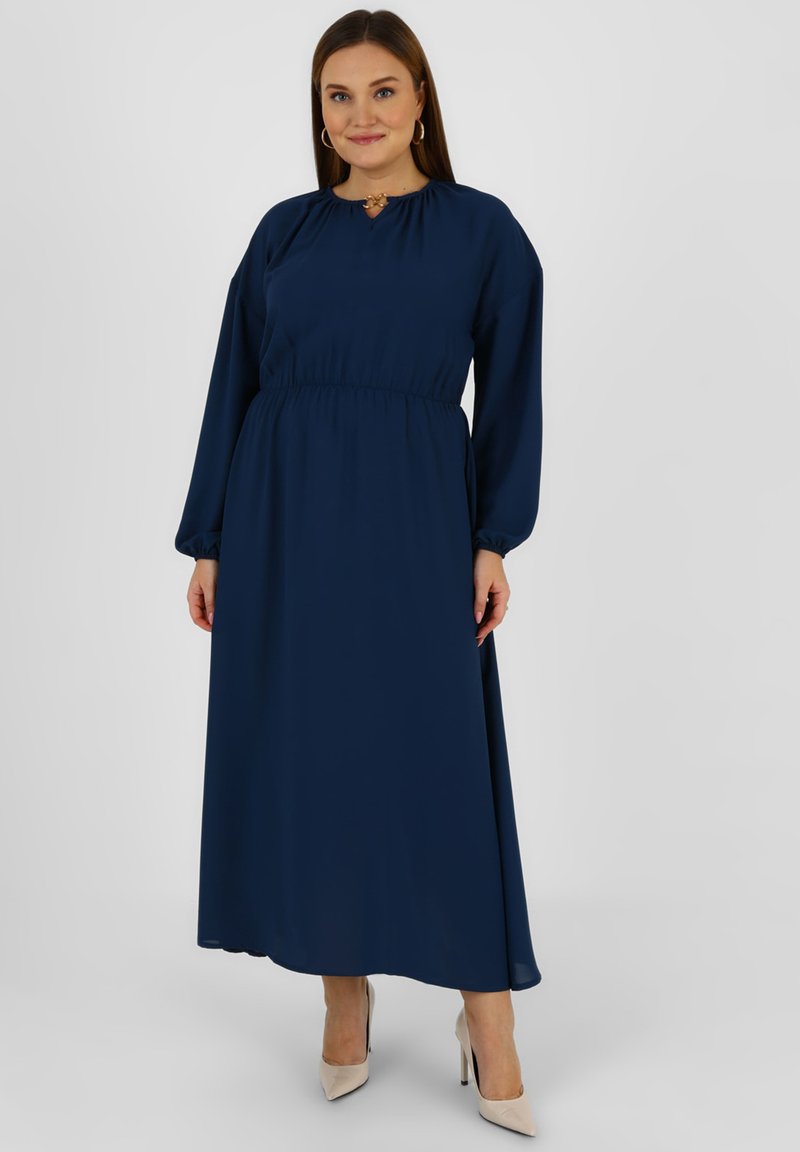 Modanisa - PLUS SIZE -ALIA - Vestido largo - blue, Ampliar