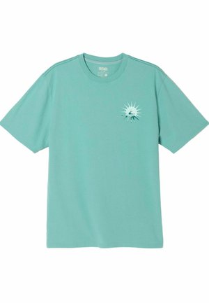 FatFace, REGULAR FIT - LIFE IS SWELL RELAXED GRAPHIC TSHIRT . - T-Shirt print - light teal