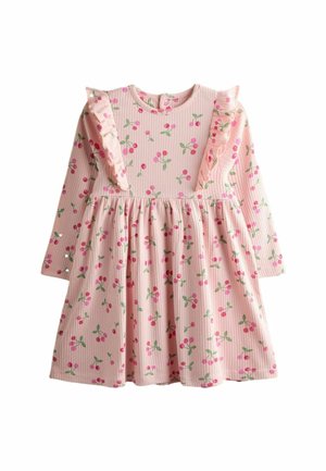 REGULAR FIT - CHERRY FRILL LONG SLEEVE  - Robe pull - light pink