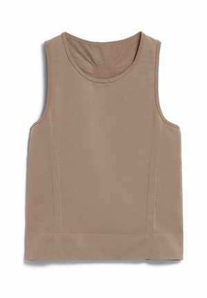 ARMEDANGELS, SEAMLESS TOP - Top - dusty stone