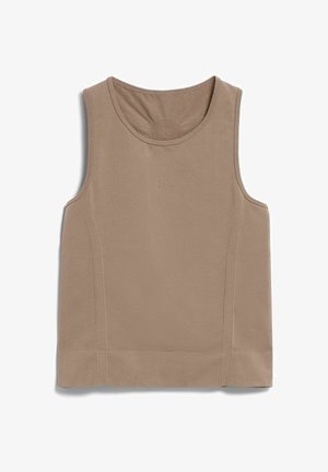 ARMEDANGELS, SEAMLESS TOP - Top - dusty stone