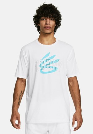 SHORT-SLEEVE GRAPH CURRY CHAMP MINDSET  - T-shirt imprimé - white