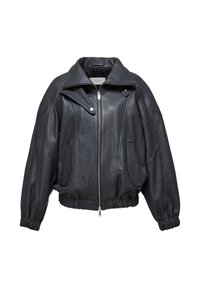 MAY - Leren jas - anthracite
