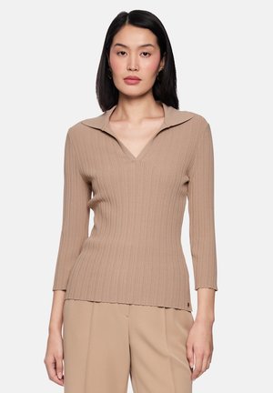 PULLOVER - Strickpullover - warm taupe new