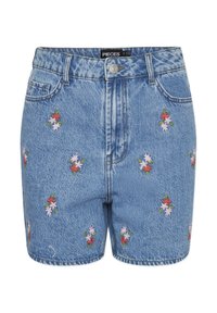 PCSKY - Shorts vaqueros - light blue denim