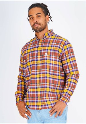 CHECK - Skjorter - dark purple mustard