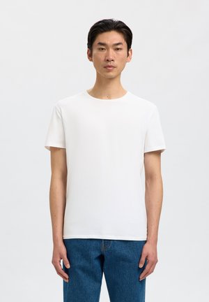 Selected, SLHNEWPIMA  - Lihtne T-särk - bright white