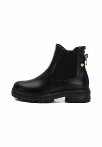 XTI Botines con plataforma - black