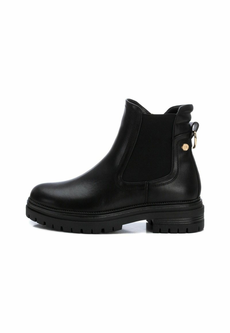 XTI Botines con plataforma - black