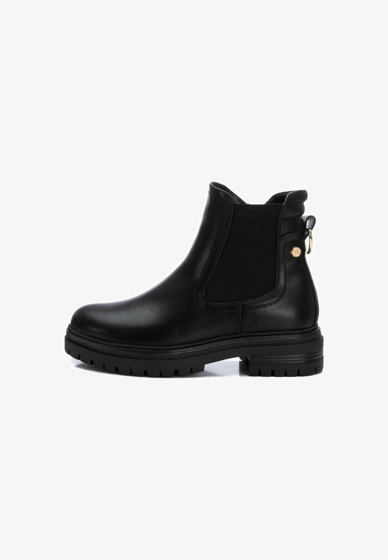 XTI Botines con plataforma - black