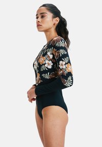 Roxy FASHION - LONG SLEEVE - Swimsuit - black