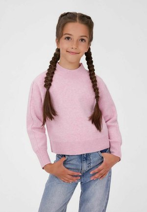 MINOTI, HIGH NECK BOXY KNIT - JUMPER - Pullover - lilac