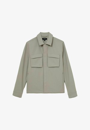 Reiss, REGULAR FIT - DIVIDE TECHNICAL TWIN-POCKET OVERSHIRT - Let jakke / Sommerjakker - stone