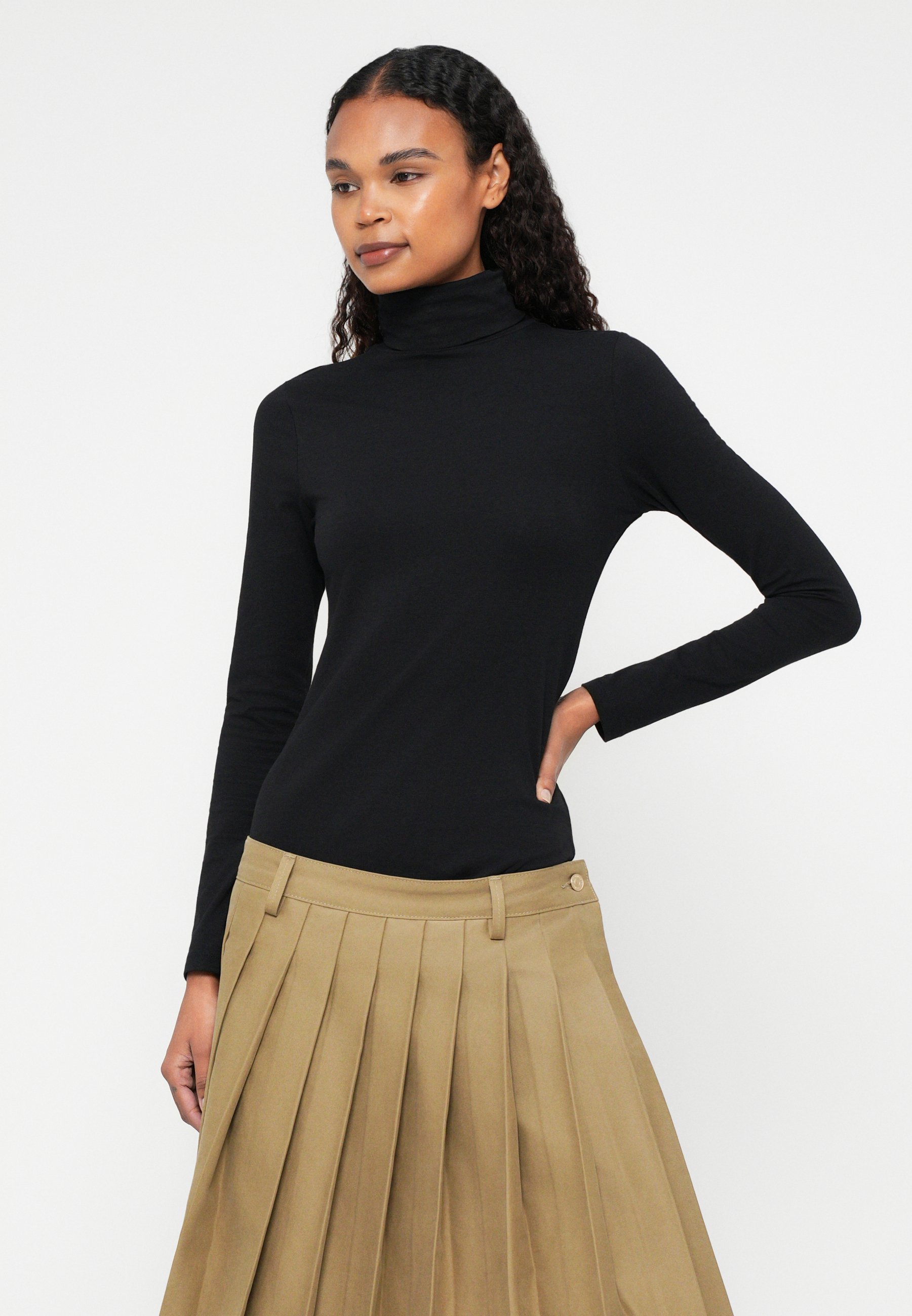 7 for all mankind PLEATED MIDI SKIRT COMFORT - Pleated skirt