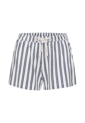 Nachtwäsche Hose - schwarz weiß gestreift