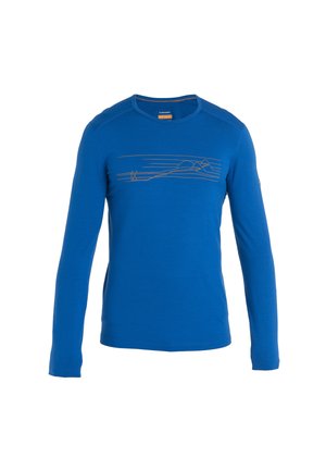 icebreaker, MERINO 200 MID WEIGHT OASIS GRAPHIC - Langærmet T-shirt - BRIGHT BLUE