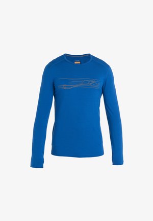 icebreaker, MERINO 200 MID WEIGHT OASIS GRAPHIC - Maglietta a manica lunga - BRIGHT BLUE