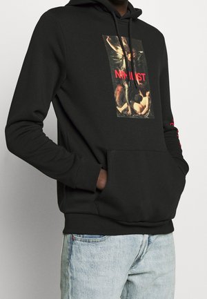Jersey con capucha - black