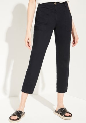 Slim Fit: Chino aus Baumwolltwill - Chinos - marine