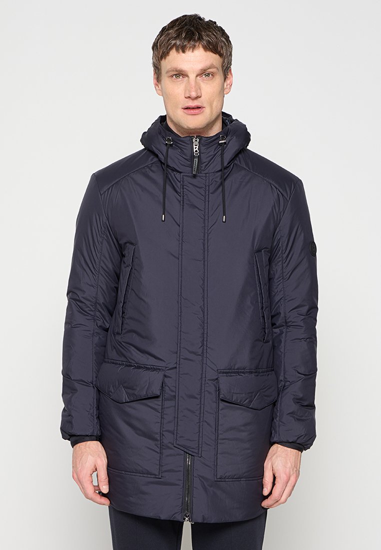 Bogner Halflange jas donkerblauw