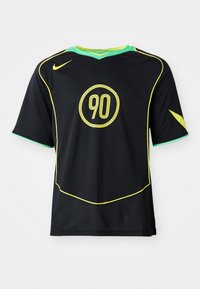 T-90 FOOTBALL JERSEY - Print T-shirt - black/green spark/opti yellow