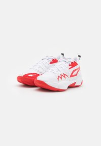 Puma GENETICS - Basketbalschoenen - white/for all time red