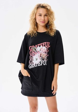GRATEFUL - T-shirt print - black