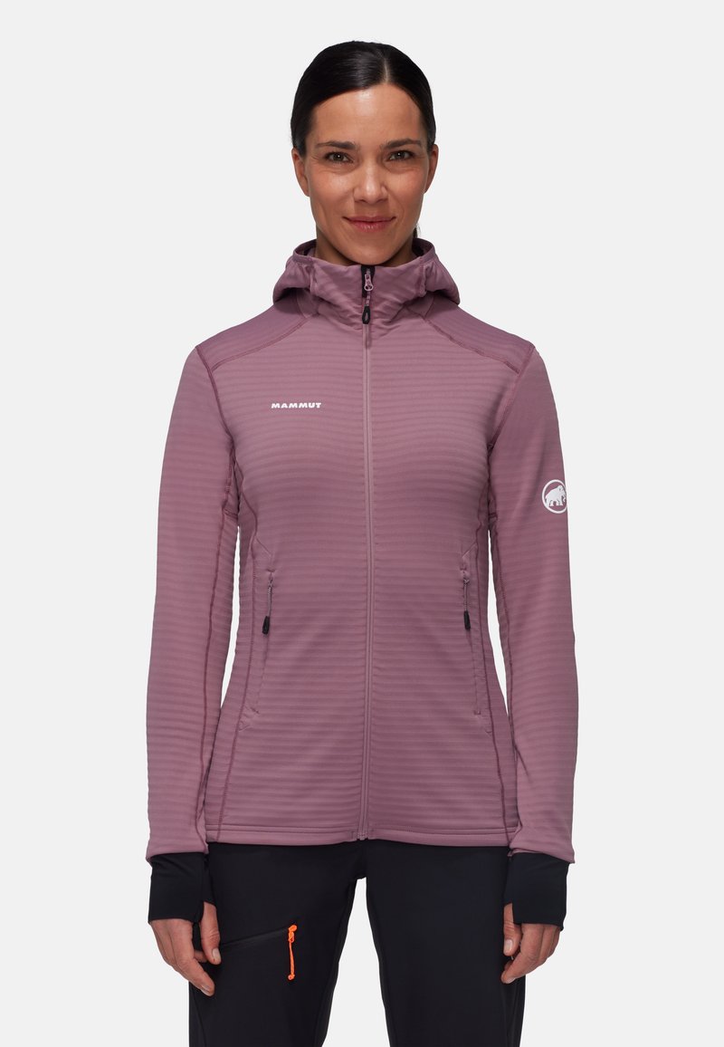 Mammut TAISS LIGHT HOODED - Fleecejas - flux black
