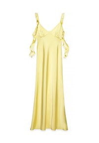 NA-KD RUFFLE SHOULDER - Maksimekko - yellow