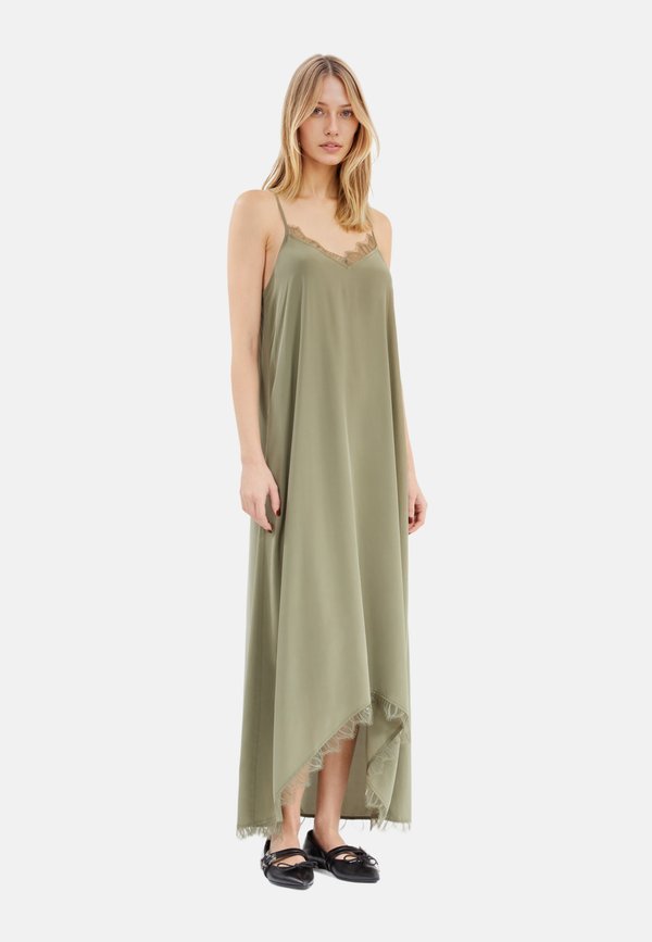 Maxikleid - olive kaki