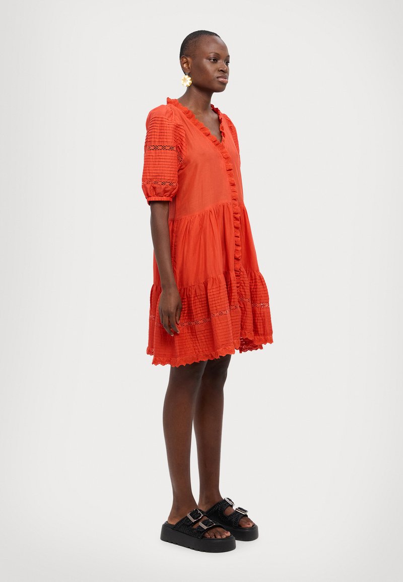 Sea ANTONINA SOLID DRESS - Denní šaty - red