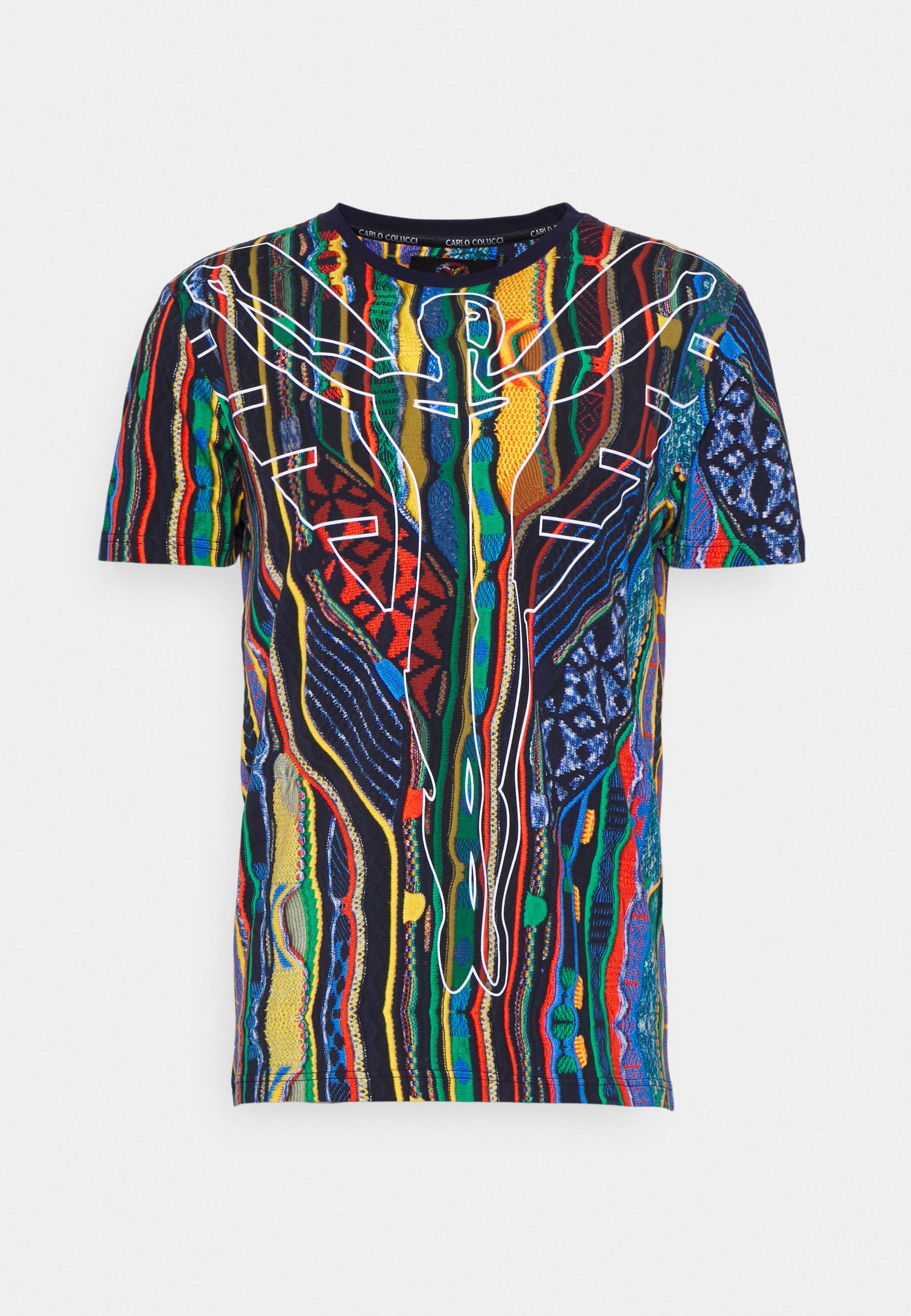 Carlo Colucci T-shirt print - multicolor- gelb/meerkleurig - Zalando.be