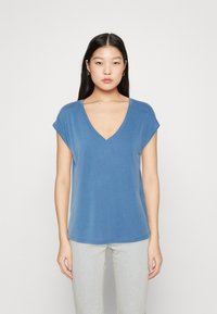 VILA VIMODALA V NECK - Jednoduché tričko - federal blue