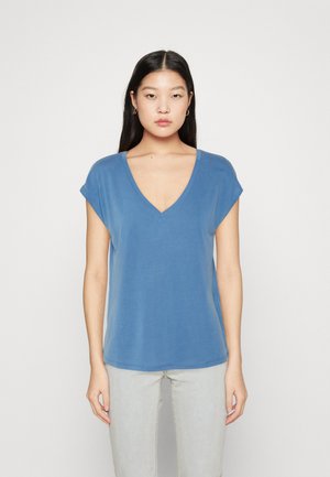 V-NECK S/S SU- NOOS - T-shirts - federal blue