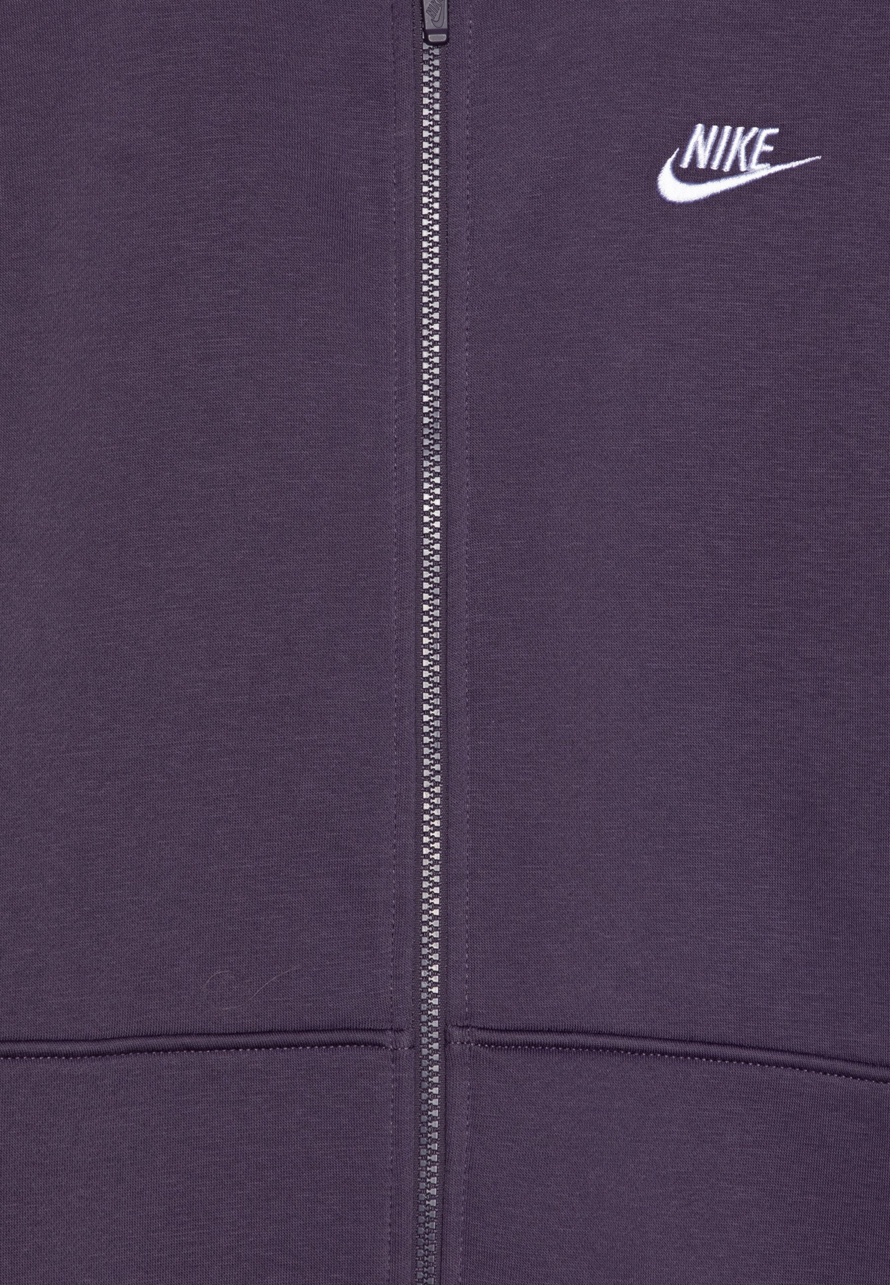 Nike Sportswear G NSW CLUB FZ - Zip-up sweatshirt - dark raisin