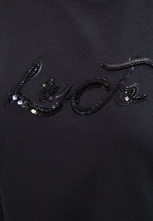 LIU JO, ECS T-SHIRT BASICA - Maglietta a manica lunga - black