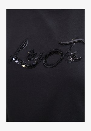 LIU JO, ECS T-SHIRT BASICA - Maglietta a manica lunga - black