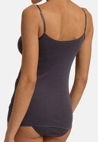 Hanro SEAMLESS SPAGHETTI - Tílko - black pearl