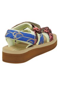 Scotch & Soda LYDIA - Plateausandalette - palm print multi