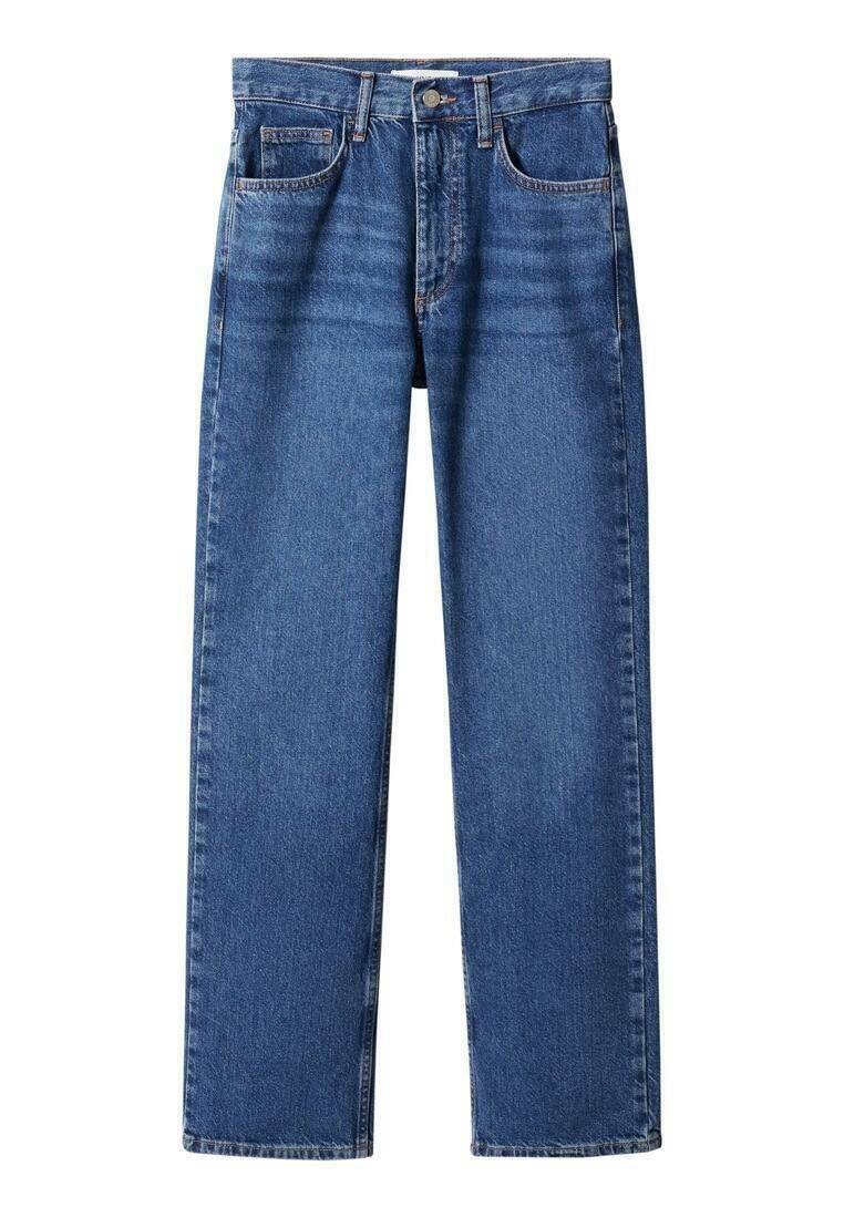 Mango Straight leg jeans donkerblauw Mango Straight leg jeans donkerblauw