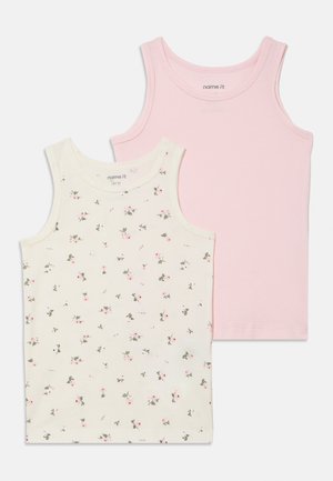 NMFTANK FLOWER 2 PACK - Undertrøye - jet stream