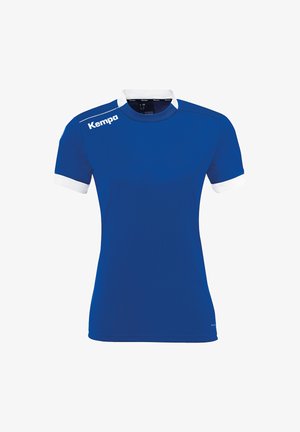 Kempa PLAYER  - Print T-shirt - royal weiß