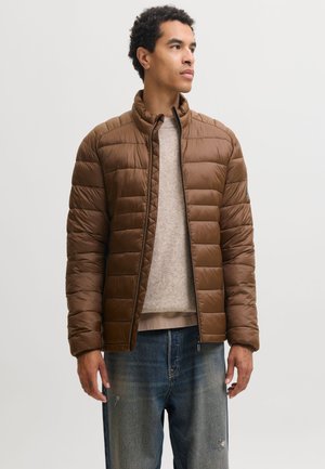Jack & Jones JJEKINGSLEY LIGHT PUFFER COLLAR  - Veste d'hiver - cocoa