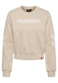 Hummel HMLLEGACY Sweatshirt - stone/khaki -