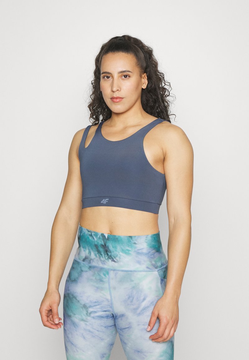 4F Sports bra denim/blue Zalando.co.uk