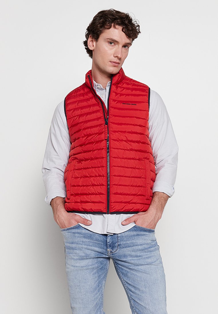 Pepe Jeans Bodywarmer rood Pepe Jeans Bodywarmer rood